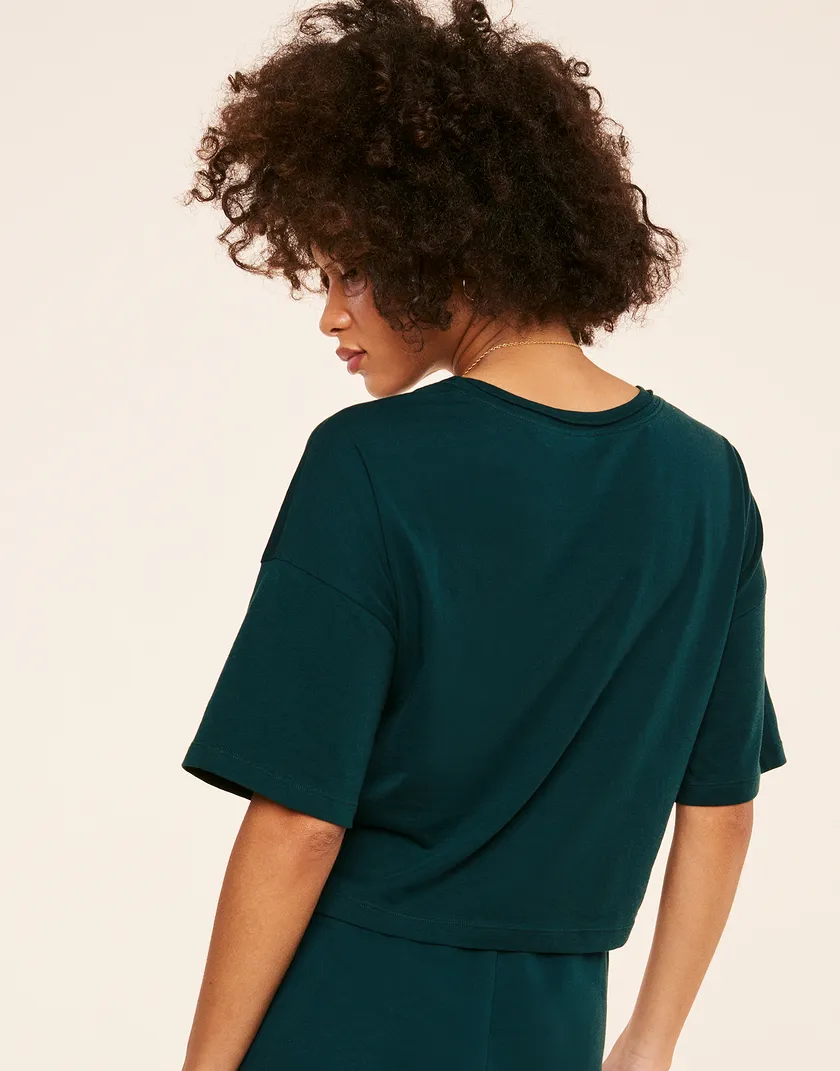 Peyton Dark Green lounge bundle Model 4