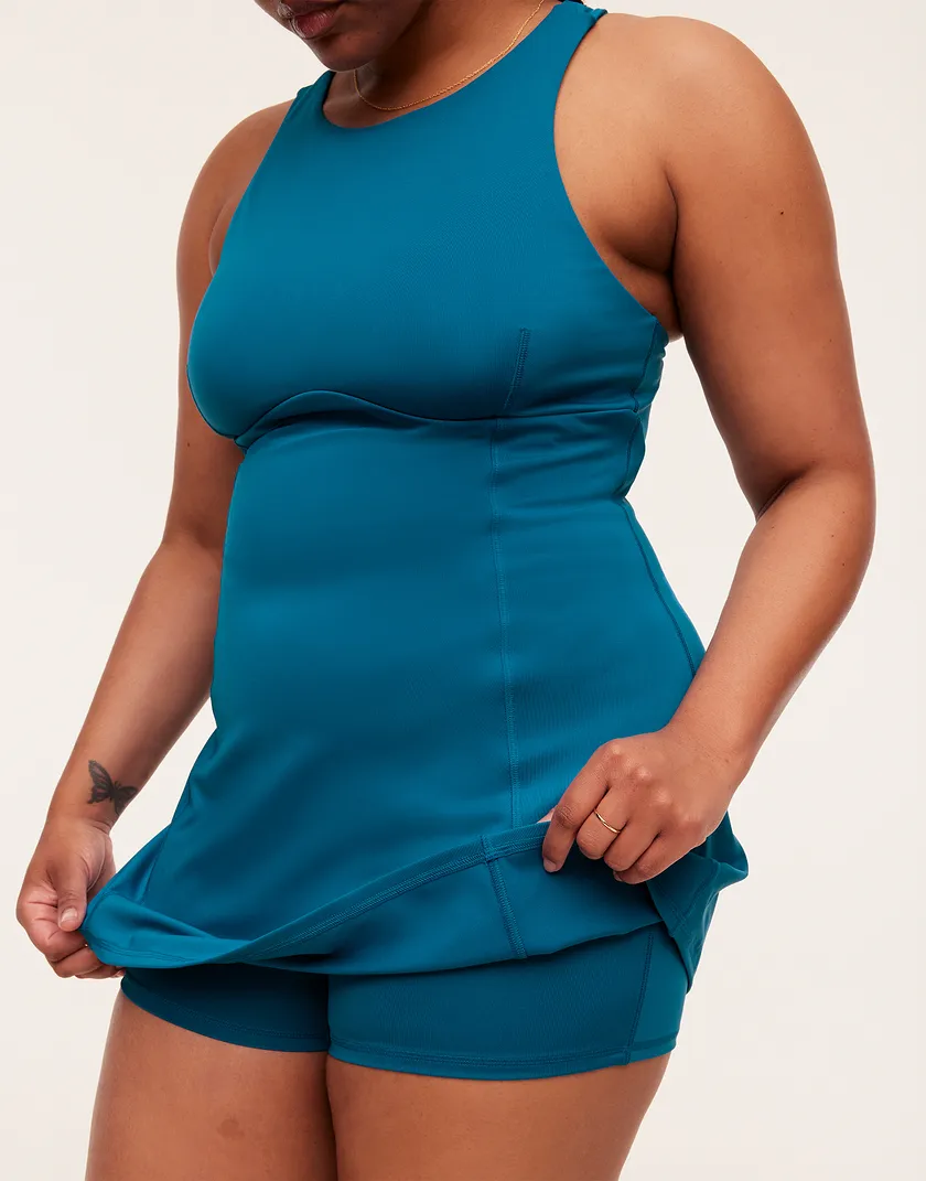 Daphnie Dark Blue Plus Lined activewear bundle Model 5