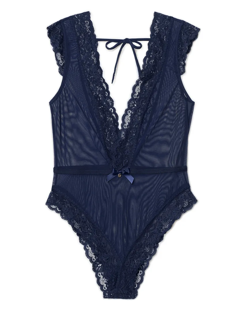 Amanda Dark Blue Unlined lingerie bundle Still 3