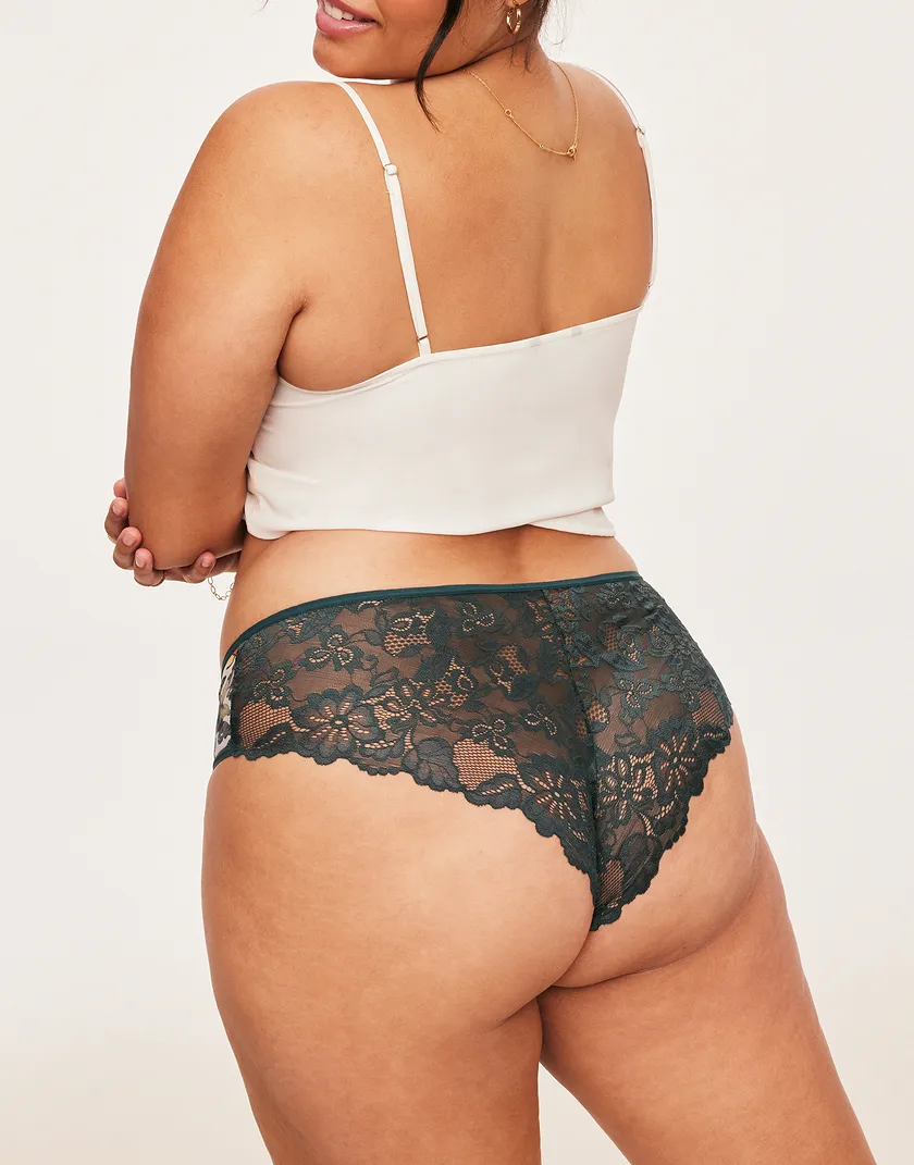 Helene Cheeky Novelty White Plus panty bundle Model 2