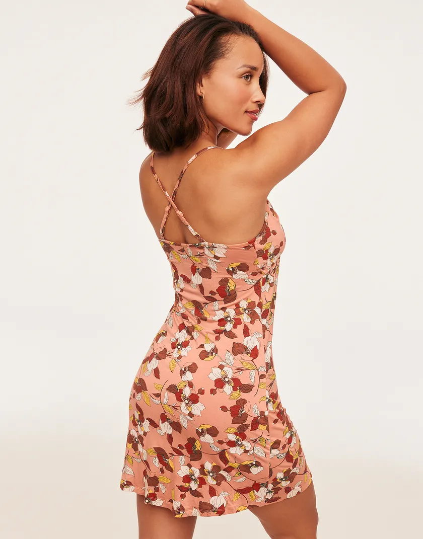 Laylani Floral Brown sleepwear bundle Model 6
