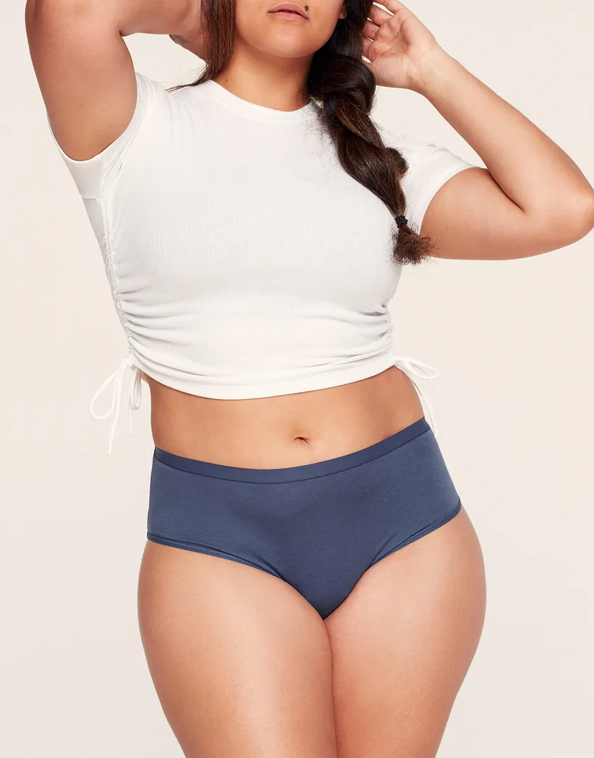 Gemma High Waisted Dark Blue Plus panty bundle Model 5