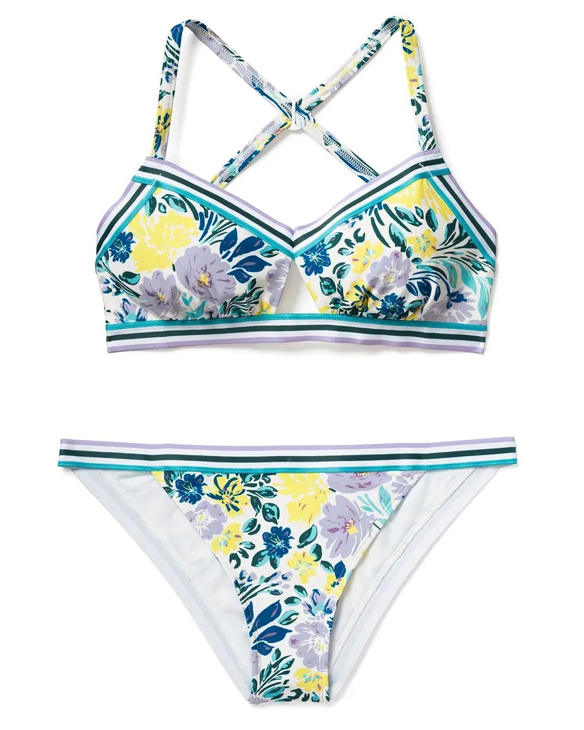 Gisele Floral White 2 Contour swimwear bundle Still 3