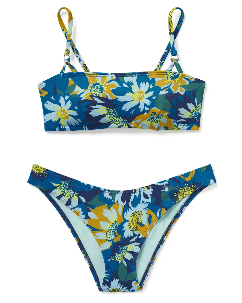 Lissa Floral Green 2 Lightly Lined swimwear bundle Still 3