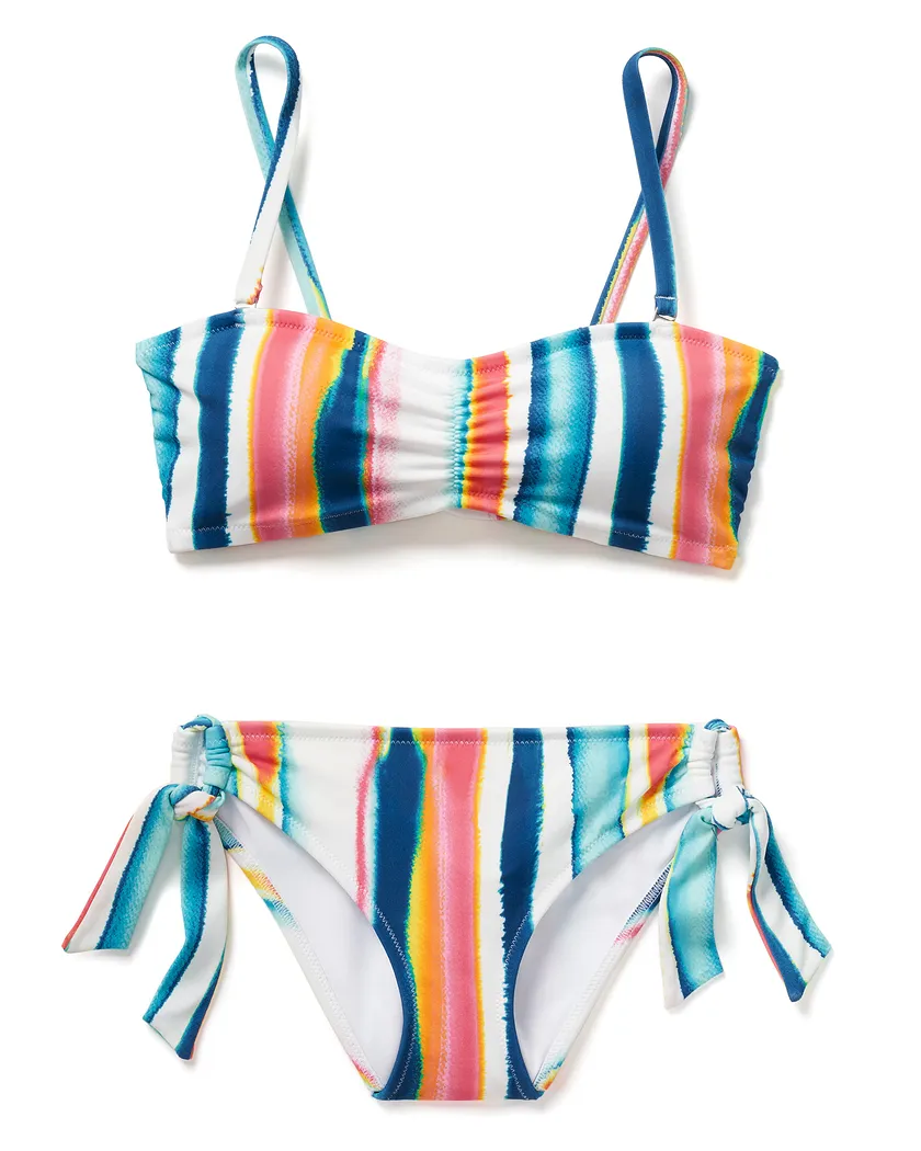 Baley Stripe White 2 Lightly Lined swimwear bundle Still 3