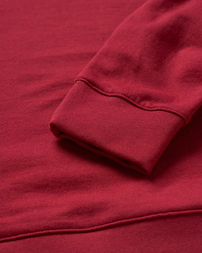 Garbage Crew Neck Dark Red sweatshirts bundle Still 4
