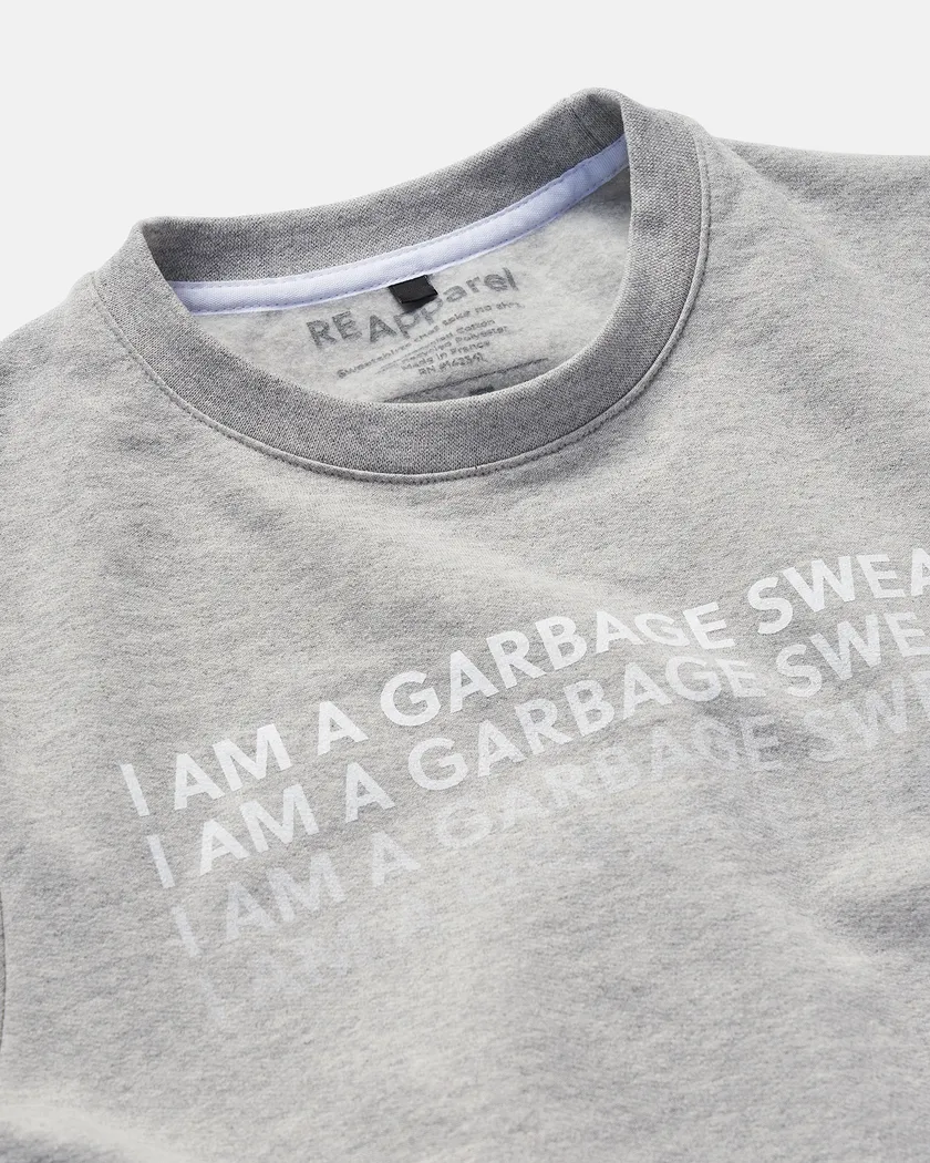 Garbage Crew Neck Gray sweatshirts bundle Still 3