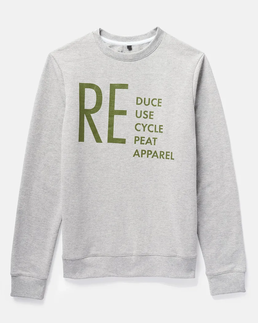 ReApparel Crew Neck Gray sweatshirts bundle Still 2