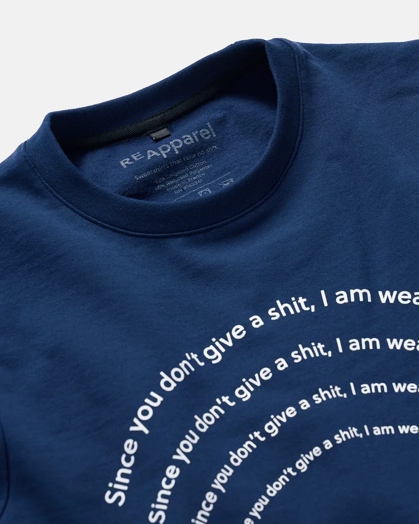 Trash Crew Neck Dark Blue sweatshirts bundle Still 3