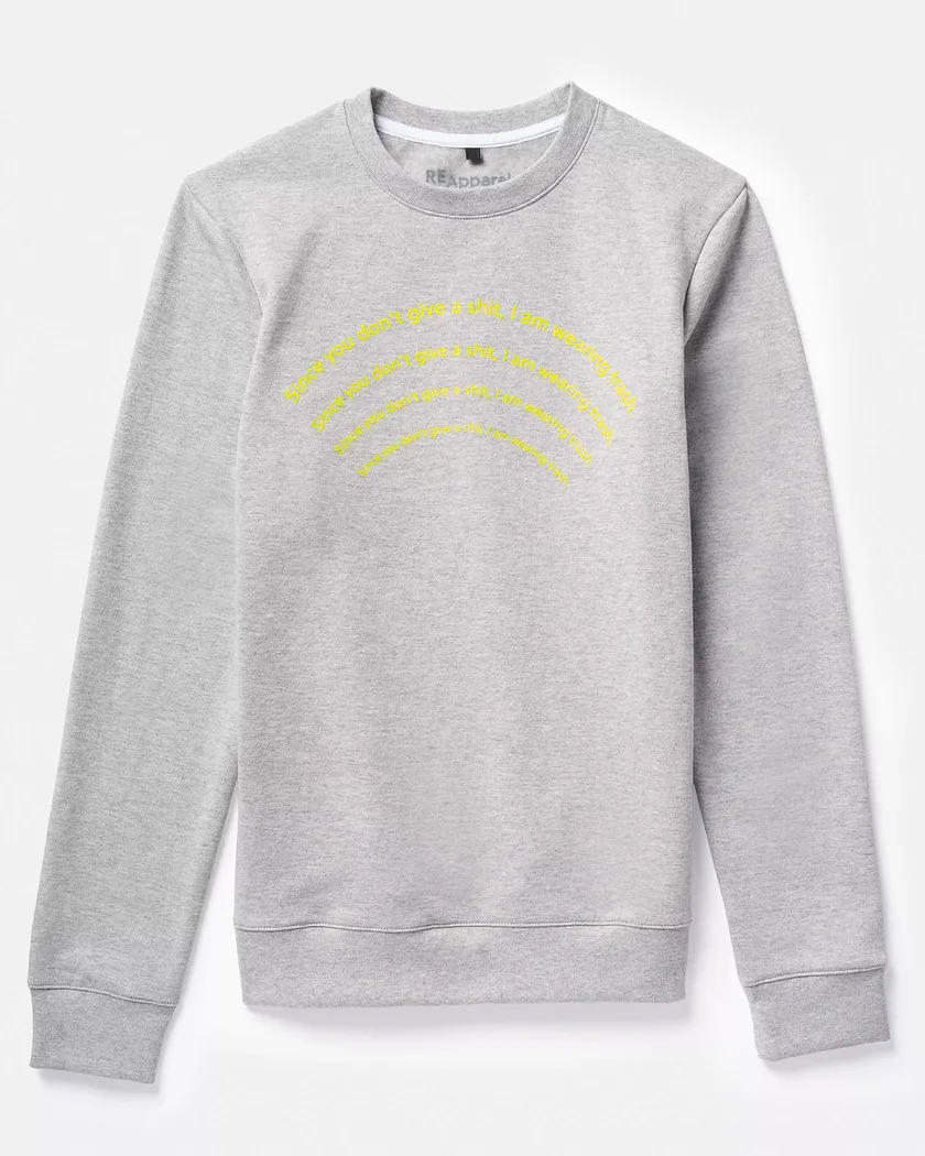 Trash Crew Neck Gray sweatshirts bundle Still 2