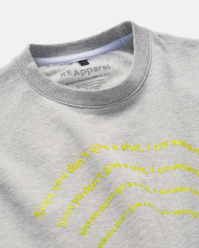 Trash Crew Neck Gray sweatshirts bundle Still 3