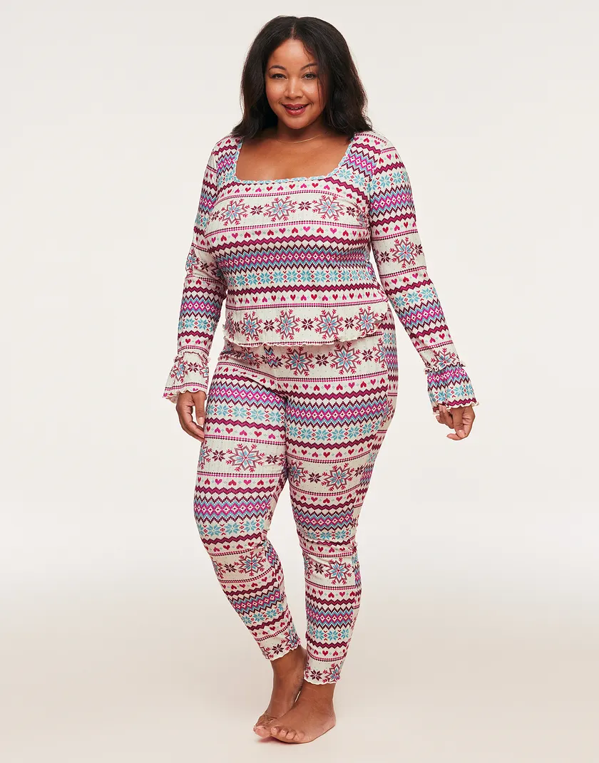 Audra Novelty White Plus sleepwear bundle Model 2