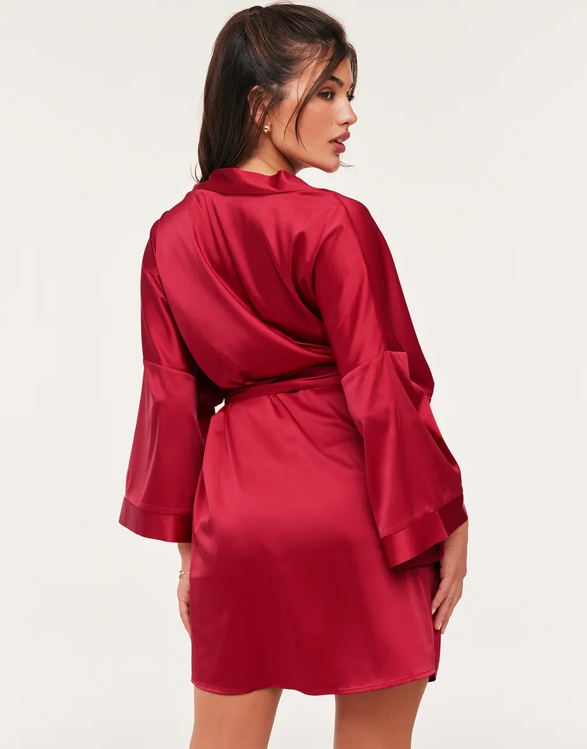 Roxey Dark Red sleepwear bundle Model 6