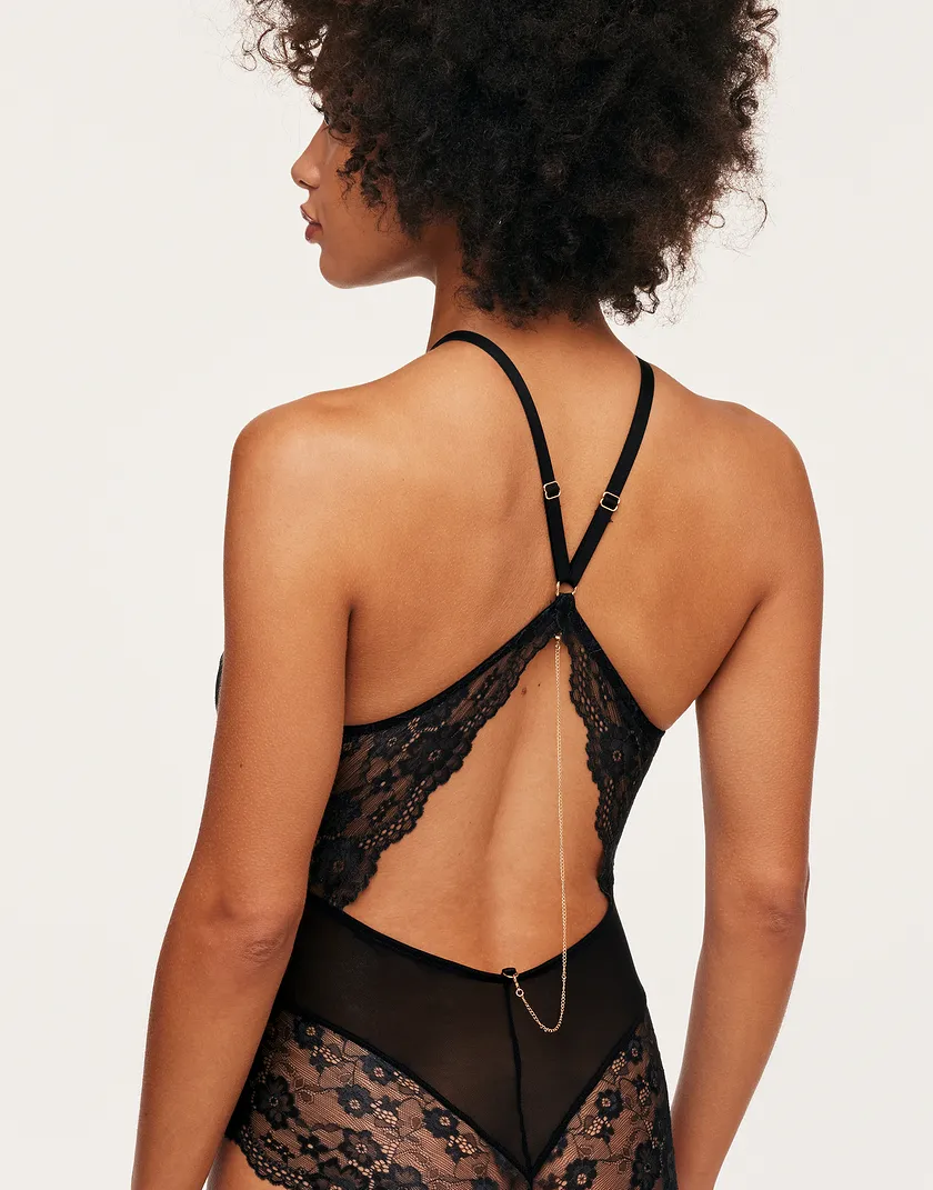 Renetta Black Unlined lingerie bundle Model 6