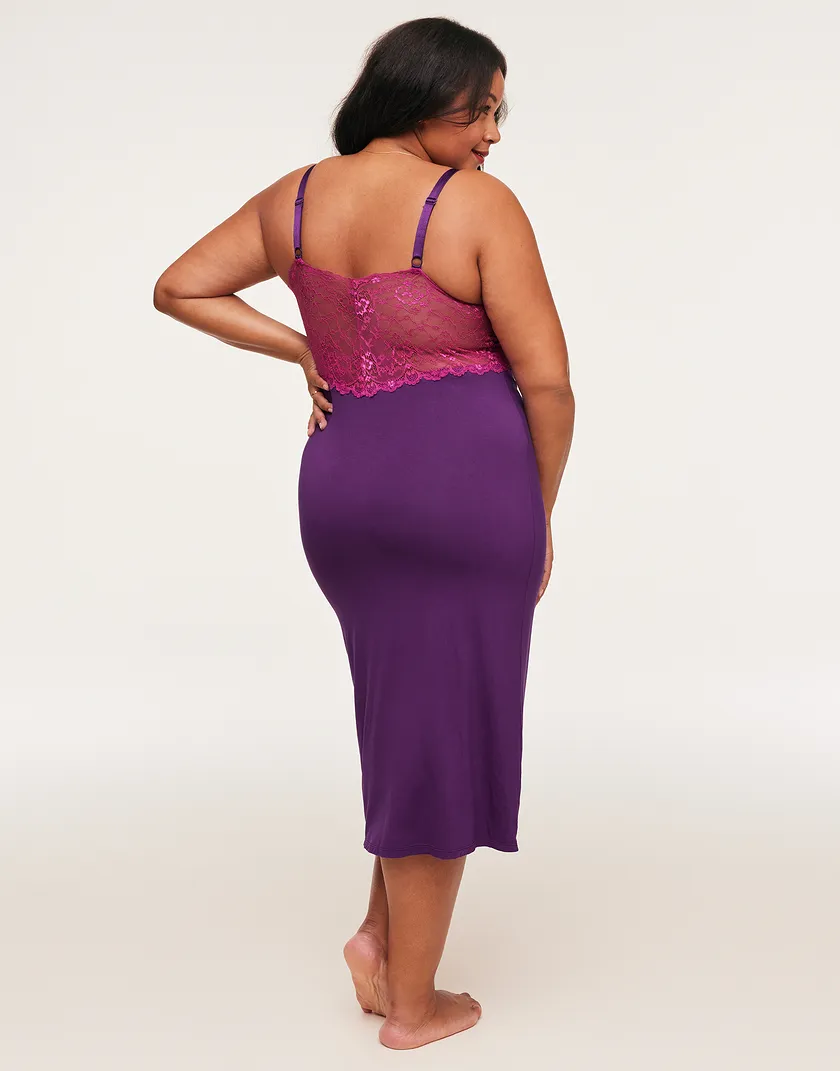 Tyler Dark Purple Plus sleepwear bundle Model 3