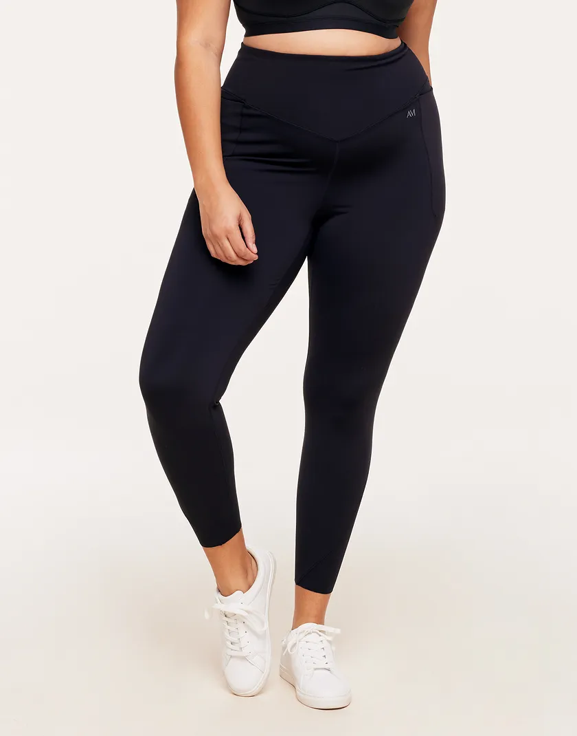 Awaken Reflective Legging Black Plus activewear bundle Model 2