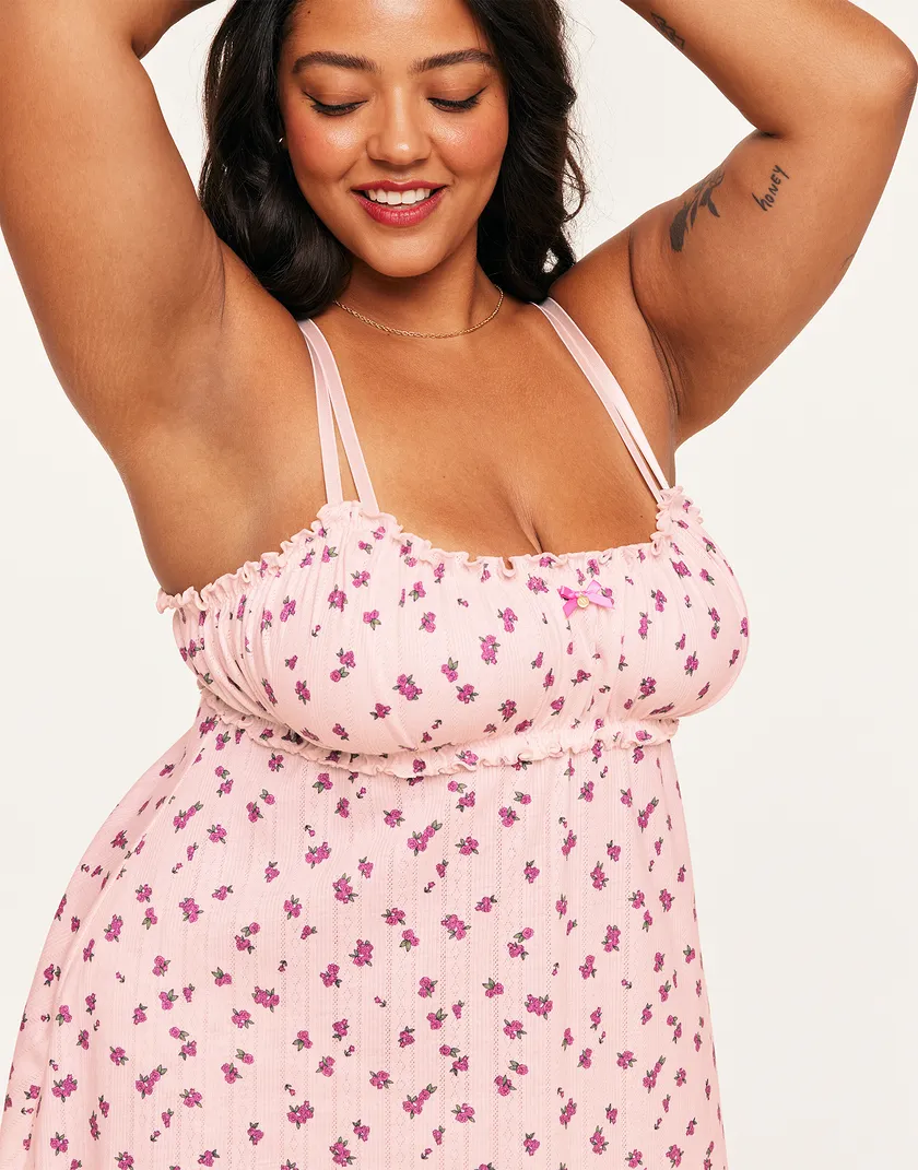 Ophylia Ditsy Pink Plus sleepwear bundle Model 5