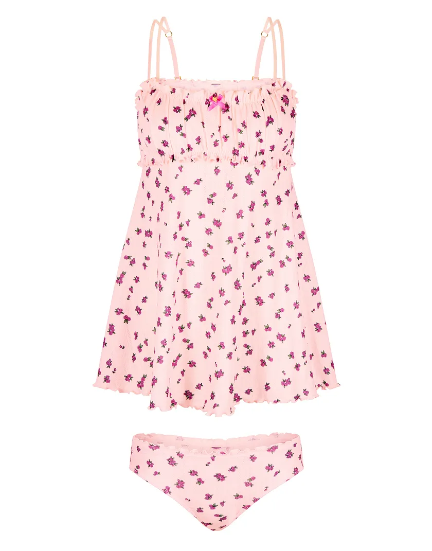 Ophylia Ditsy Pink sleepwear bundle Still 3