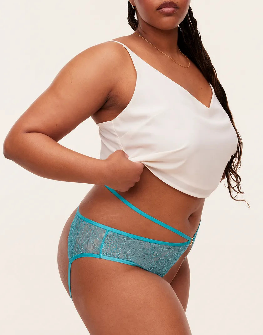 Danielle Bikini Medium Blue Plus panty bundle Model 5