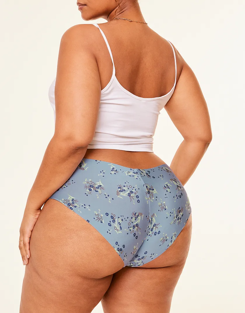 Leto Hipster Floral Blue 4 Plus panty bundle Model 2