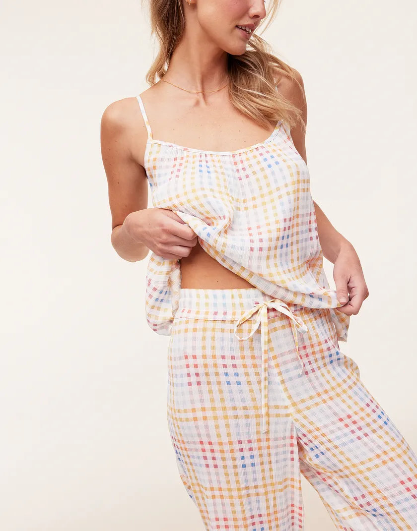 Scout Plaid White sleepwear bundle Model 4