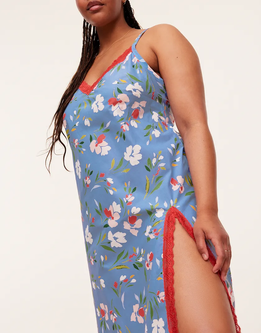 Analise Floral Blue 2 Plus lounge bundle Model 5