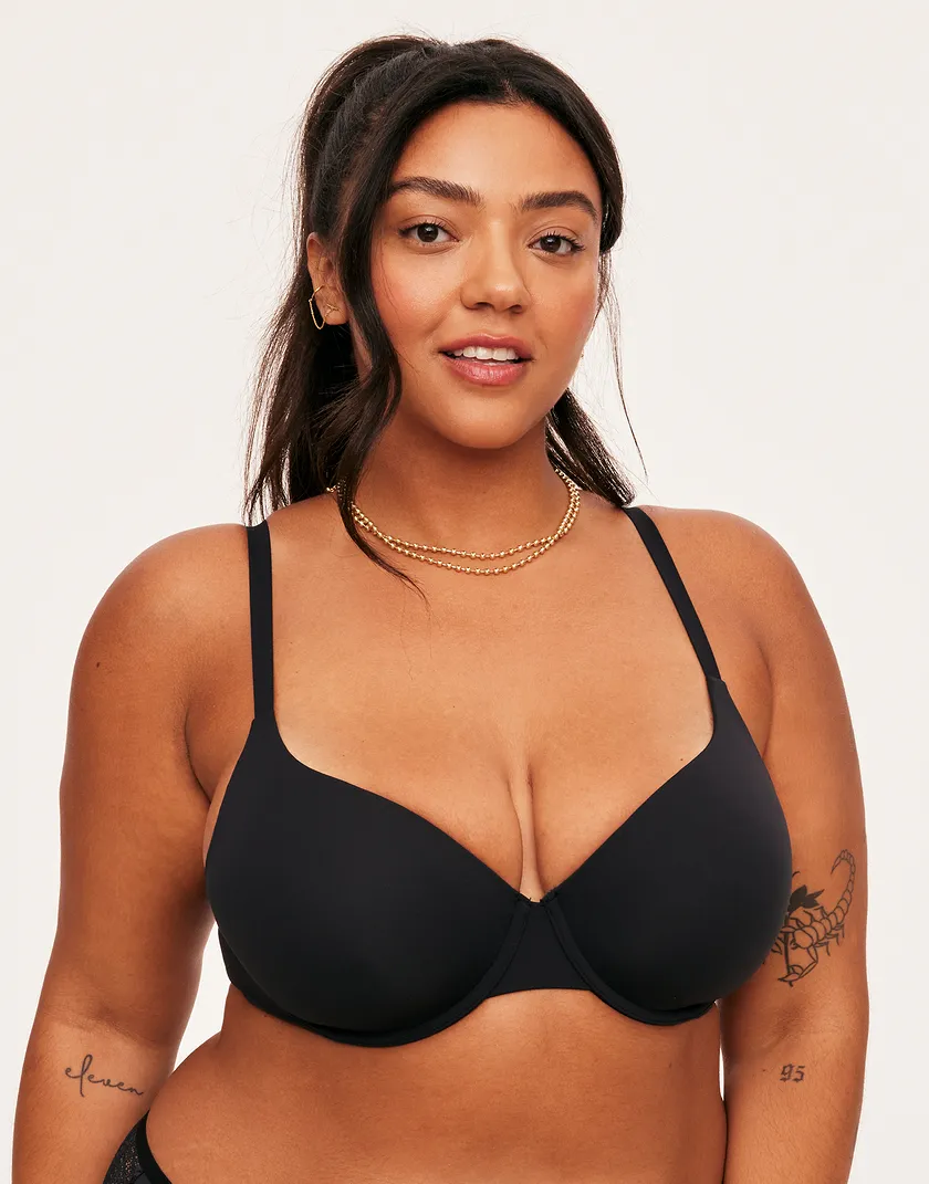 Janelle Black Plus Contour bra bundle Model 2