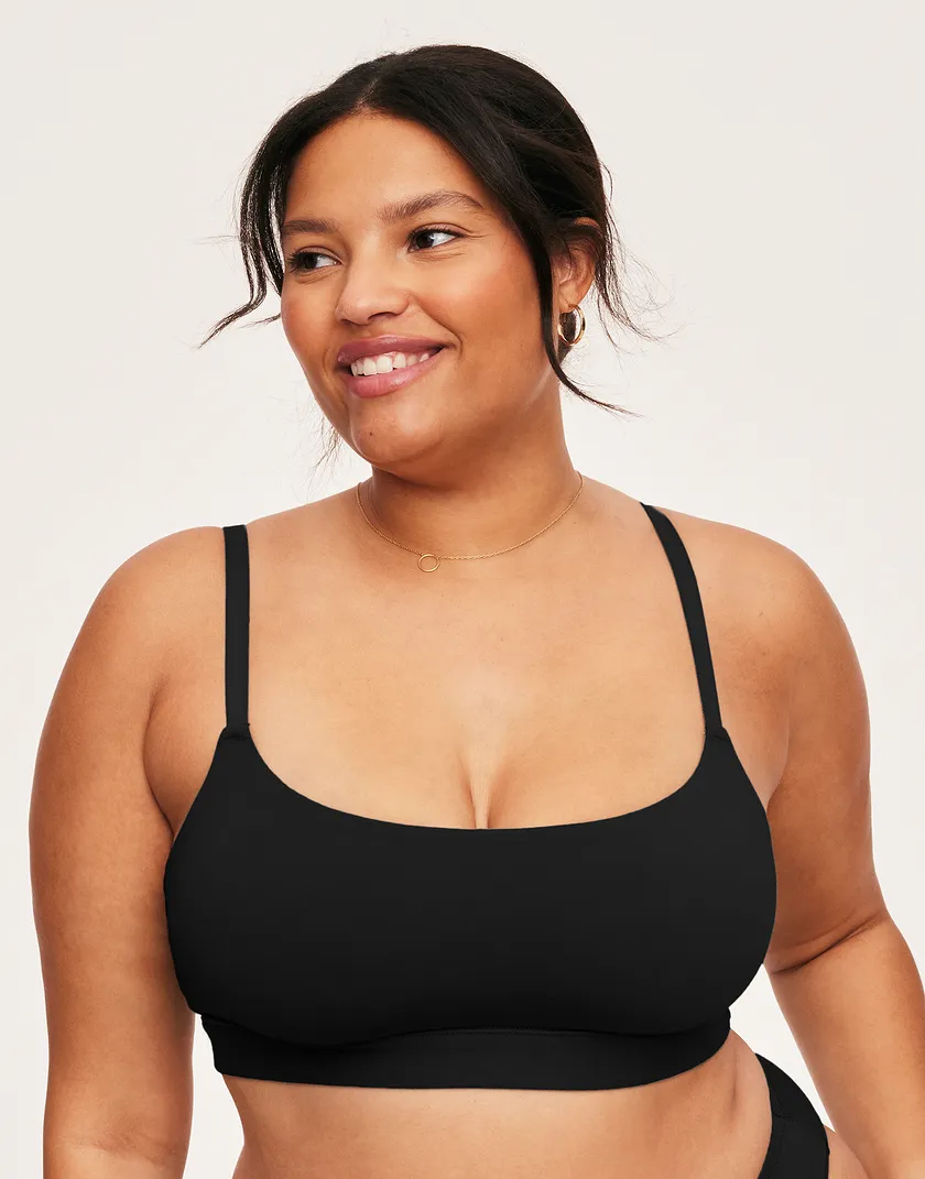 Anja Black Plus Unlined bra bundle Model 2