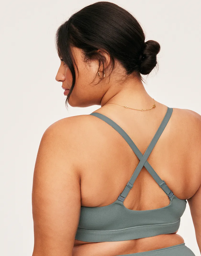 Anja Blue Plus Unlined bra bundle Model 5