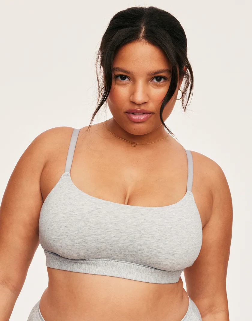 Anja Gray Plus Unlined bra bundle Model 2