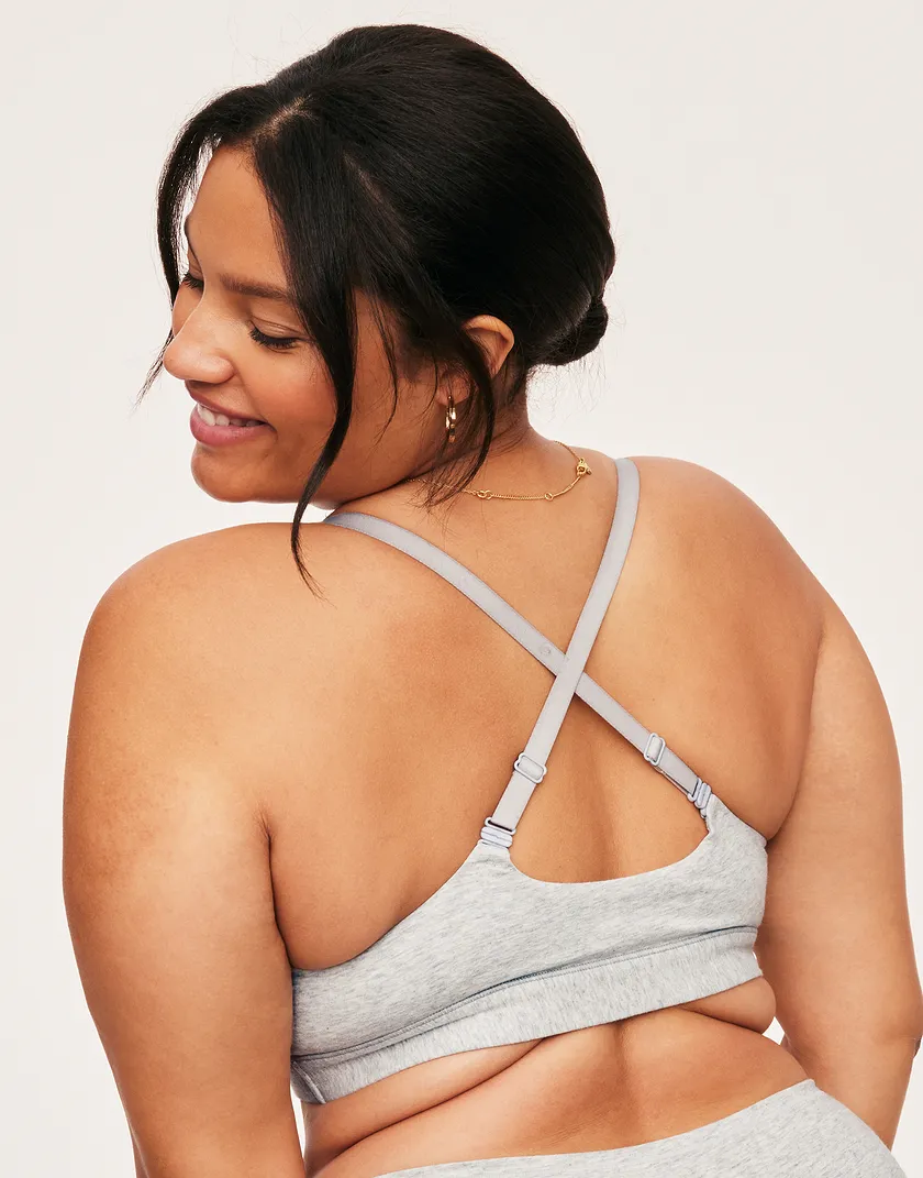 Anja Gray Plus Unlined bra bundle Model 5
