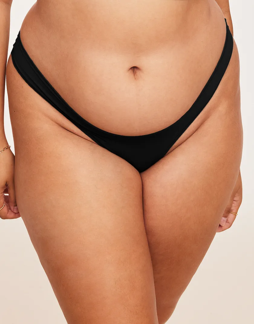 Thalia Thong Black Plus panty bundle Model 2