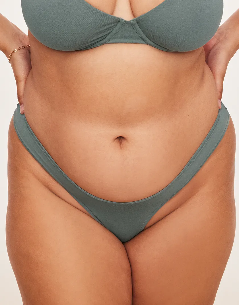 Thalia Thong Blue Plus panty bundle Model 5