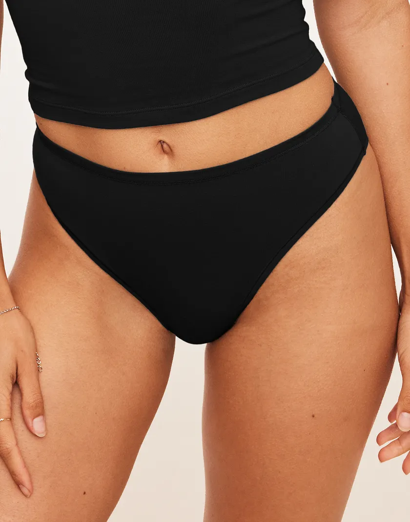 Jenna Cheeky Black panty bundle Model 4