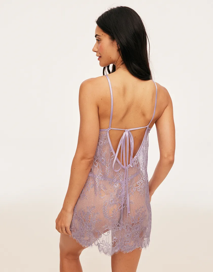 Addison Medium Purple lingerie bundle Model 6