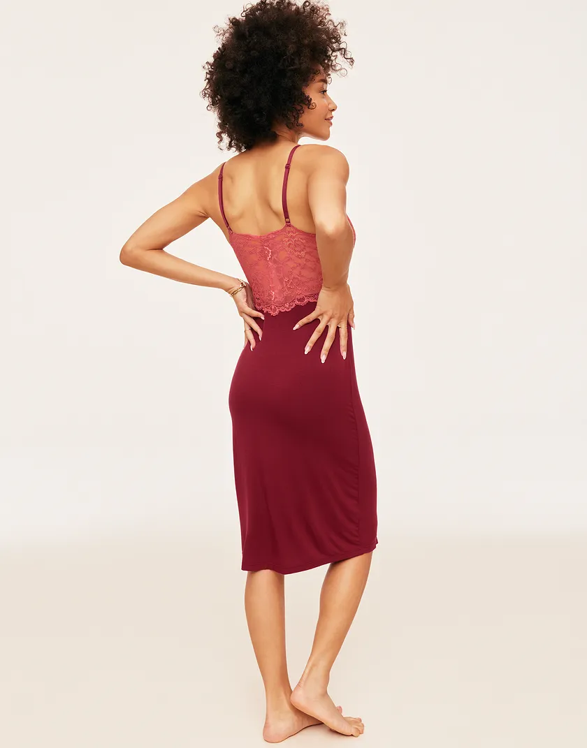 Tyler Dark Red sleepwear bundle Model 3