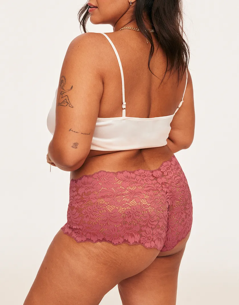 Jakline Cheeky Dark Orange Plus panty bundle Model 2