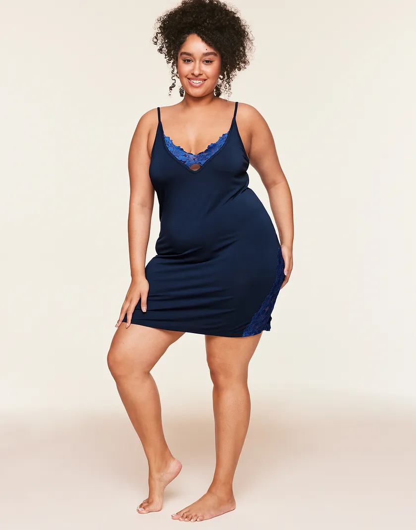 Arlene Dark Blue Plus sleepwear bundle Model 2