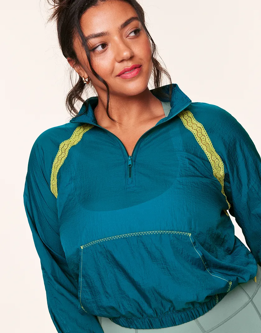 Kailee Dark Blue Plus activewear bundle Model 5
