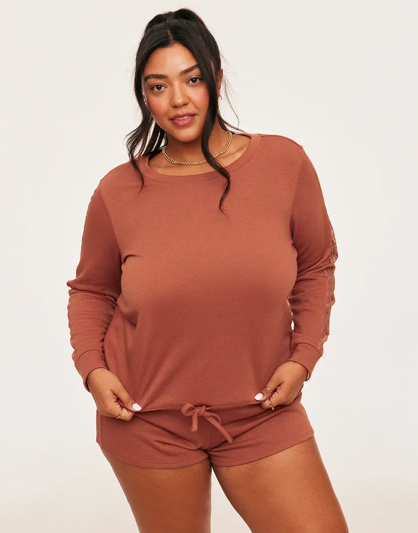 Alexia Dark Brown Plus lounge bundle Model 2