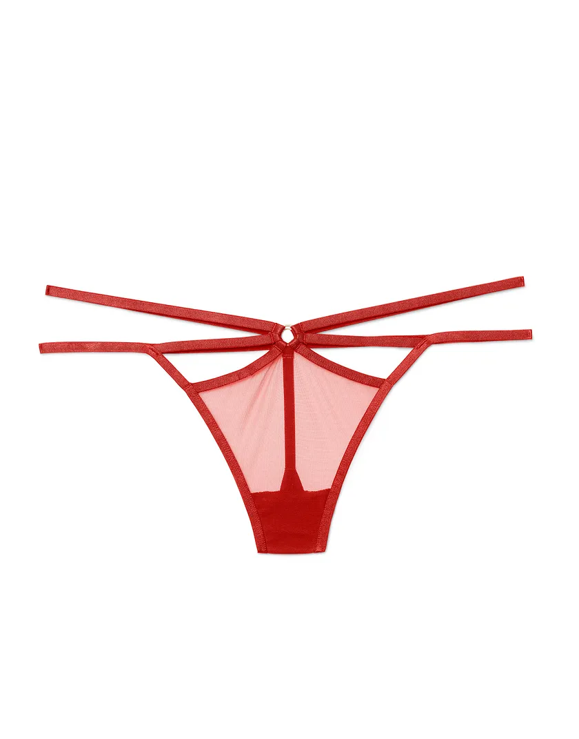 Ashlyn G-String Dark Red panty bundle Still 3