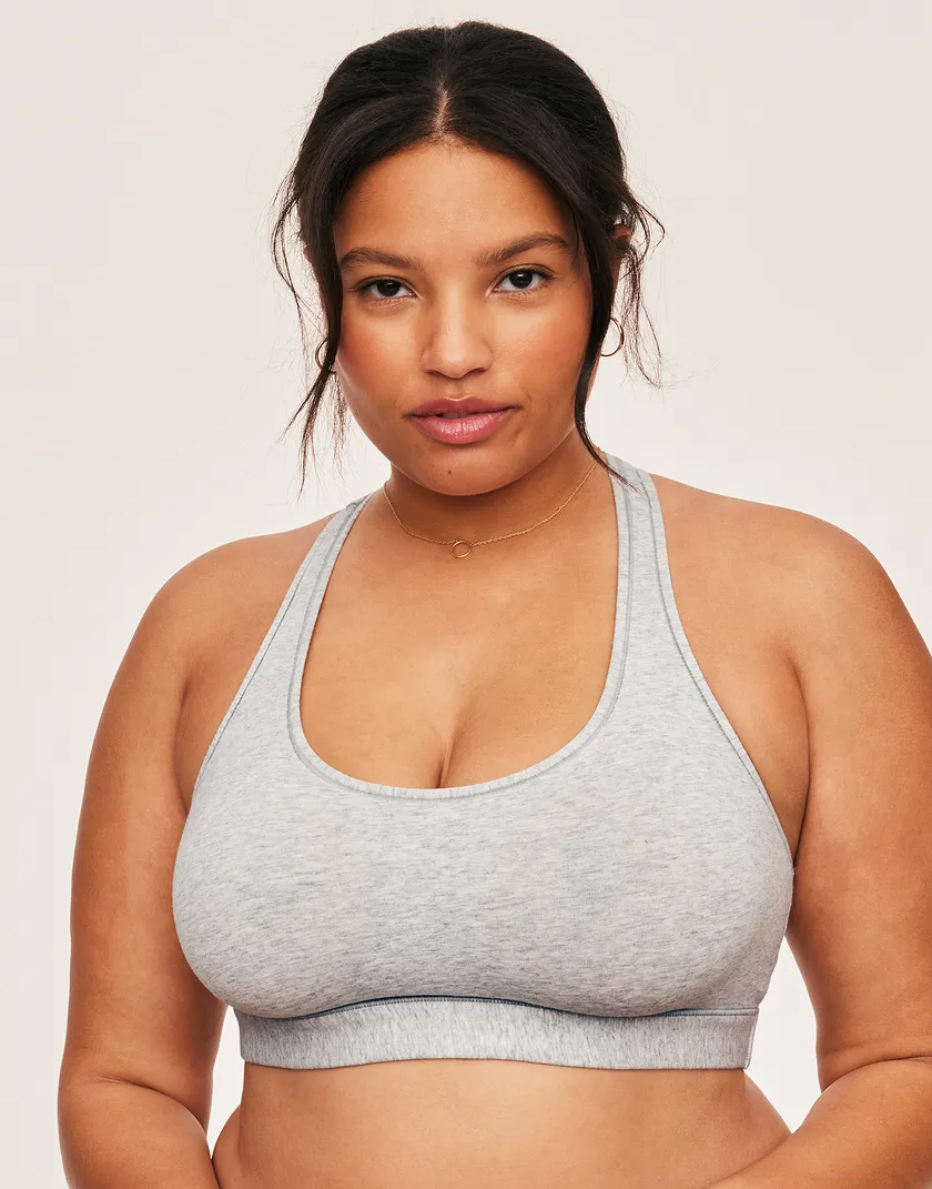 Lena Gray Plus Unlined bra bundle Model 2