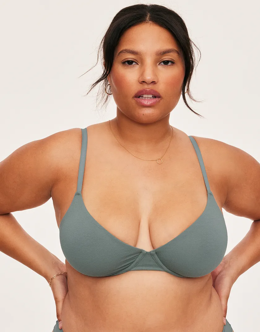Joelle Blue Plus Contour bra bundle Model 1