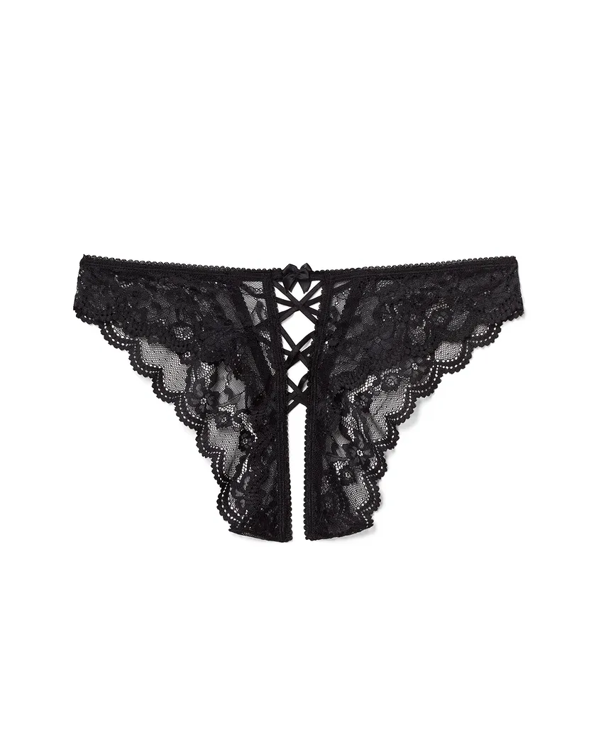 Sarina Crotchless Black panty bundle Still 3
