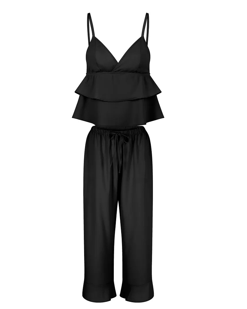 Brigita Black Unlined sleepwear bundle Still 3