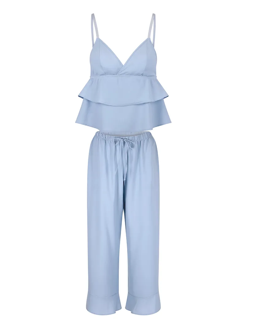 Brigita Medium Blue Unlined sleepwear bundle Still 3