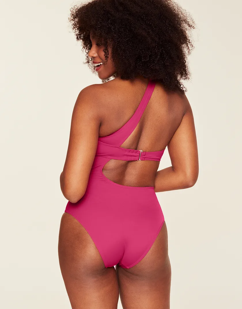 Alaine Dark Pink 2 Contour swimwear bundle Model 6