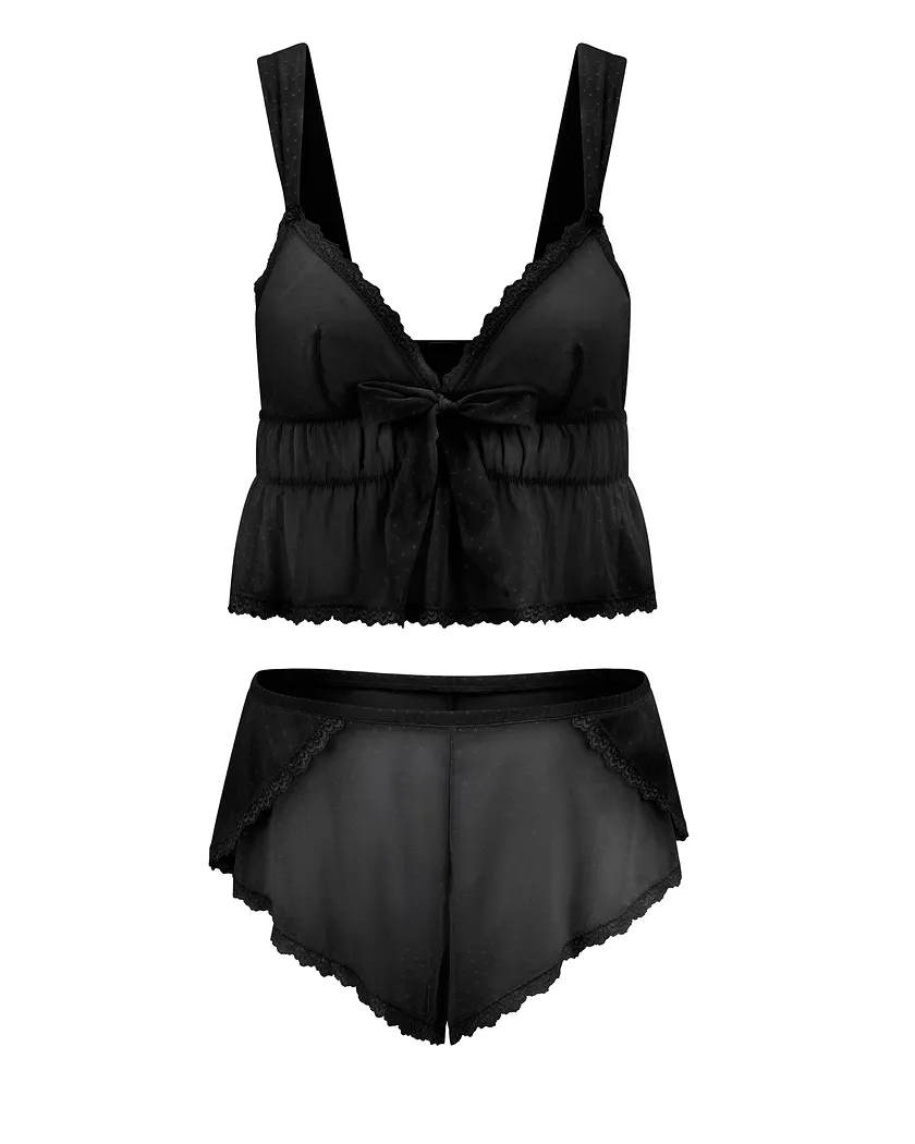 Betty Lou Black Unlined lingerie bundle Still 2