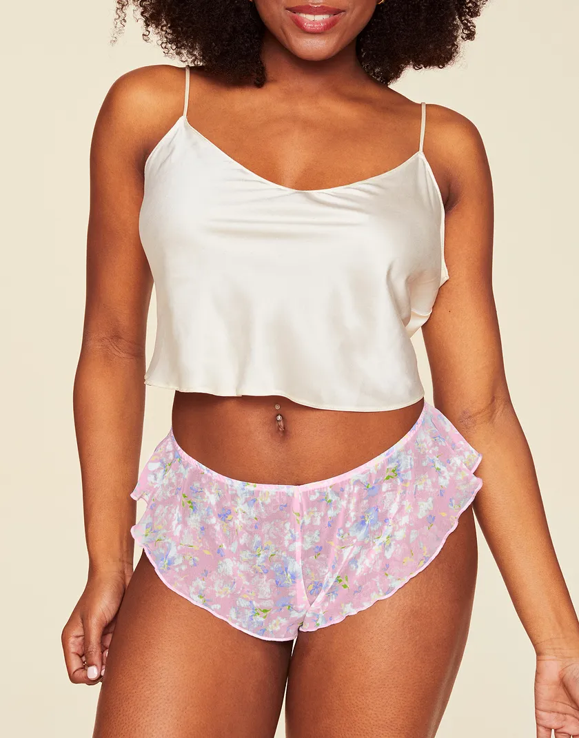 Graciela Cheeky Floral Pink panty bundle Model 4