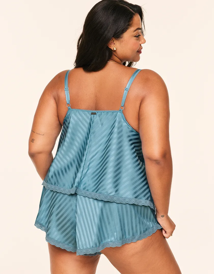 Trish Medium Blue Plus lingerie bundle Model 5